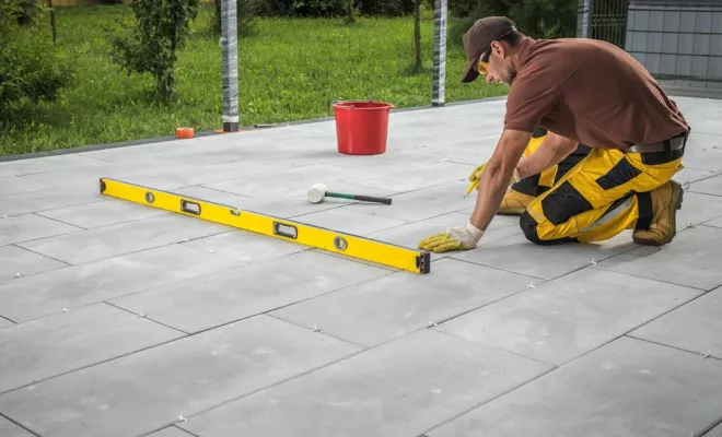 Création de terrasses, Clermont-Ferrand, BOUT DE CARREAUX